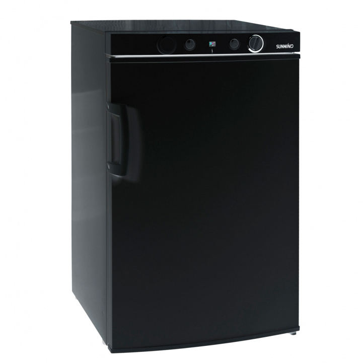 Sunwind Kaasujääkaappi Ventus 100 TC Musta ryhmässä Matkailuvaunu & Matkailuauto / Lämmitys & Ilmastointi / Jääkaapit & Kylmälaukut / Muut jääkaapit/pakastimet @ Campmarket (79404)