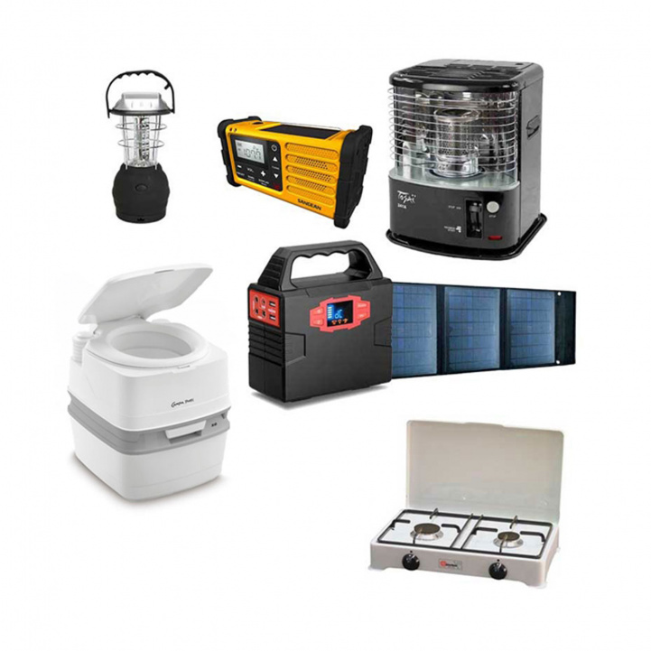 Kriisipaketti Family 7-osainen ryhmässä Muut Tuotteet / Turvallisuus / Muu Turvallisuus @ Campmarket (79652)