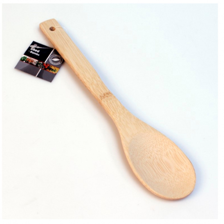 Ruoanlaittolusikka Bamboo 30cm ryhmässä Kotitalous & Keittiö / Keittiötarvikkeet / Keittiötarvikkeet @ Campmarket (79769)