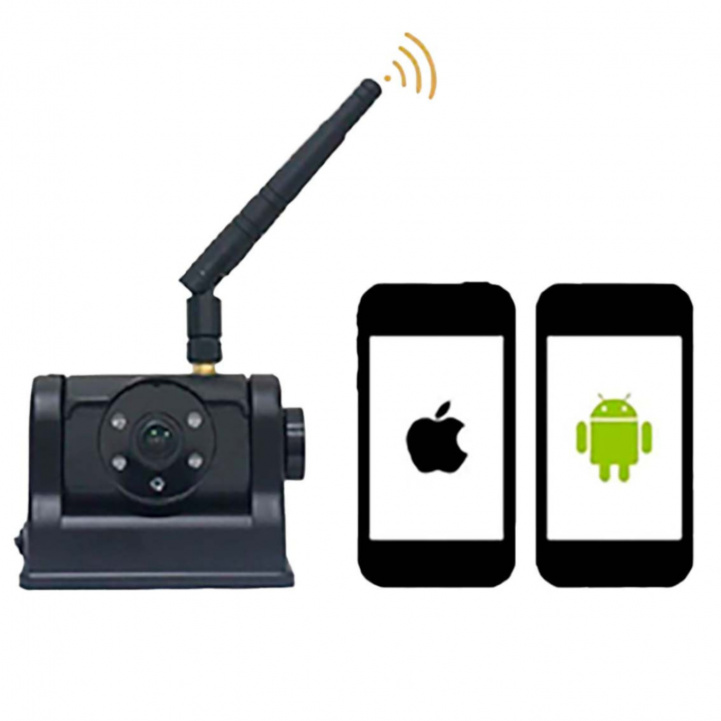 Bevocam Wifi Peruutuskamera ryhmässä Matkailuvaunu & Matkailuauto / Elektroniikka / TV, Kuva & Ääni / Peruutuskamerat @ Campmarket (79868)