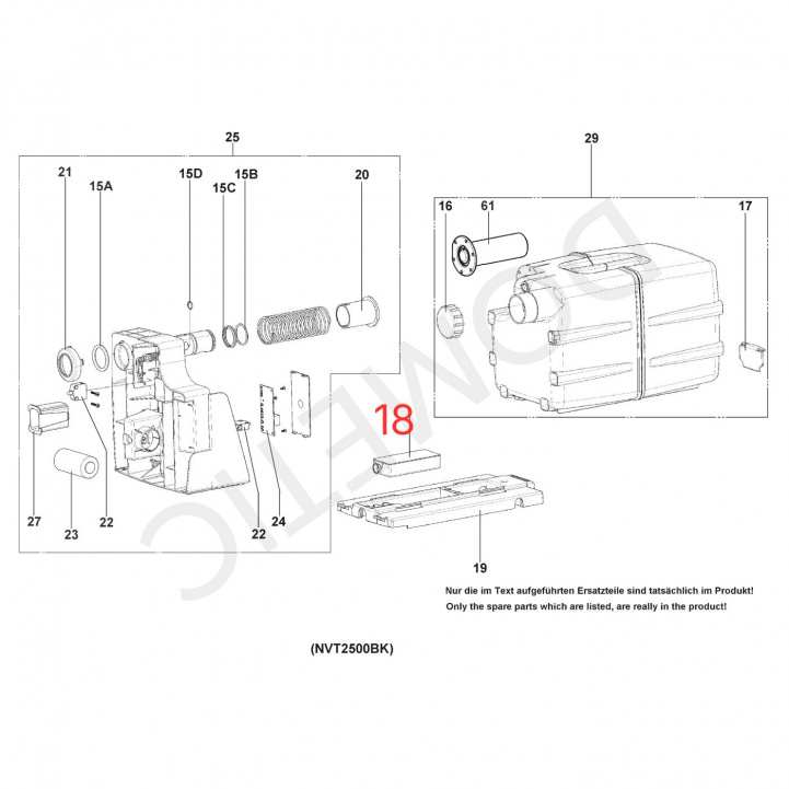 Dometic Suodatin Kompletti WC VT2500 ryhmässä Vesi & Sanitaatio / WC-istuimet / Varaosat Vessoihin & Säiliöihin @ Campmarket (80038)