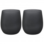 Juomalasi Black Satin 35 cl 2-p