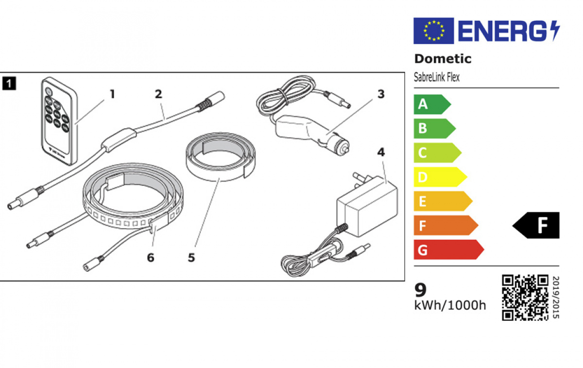 Dometic SabreLink Flex Starter EU ryhmässä Outdoor / Retkeily Teltat / Retkeilyteltan Lisävarusteet @ Campmarket (80374)