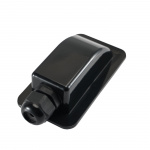 Kaapelinläpivienti Musta Yhdelle Kaapelille