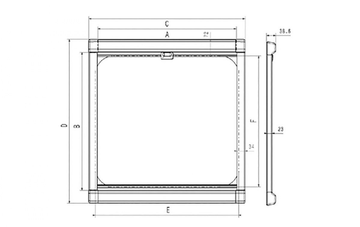 Dometic Rullaverho DB1R ryhmässä Matkailuvaunu & Matkailuauto / Koriosat / Ikkunat / Ikkunoiden tarvikkeet @ Campmarket (80635)