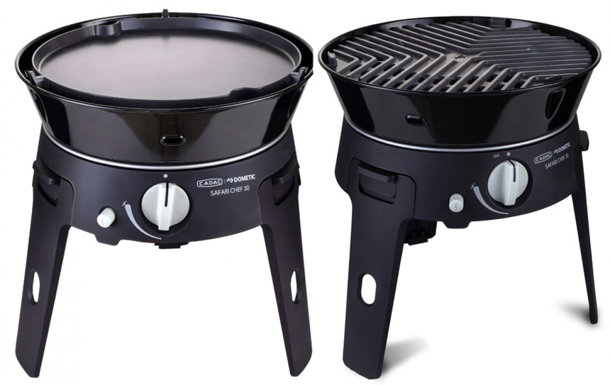 Cadac Safari Chef 30 LP Deluxe Gasolflaska Kaasupullo ryhmässä Kotitalous & Keittiö / Grillit / Kaasugrillit @ Campmarket (80767)