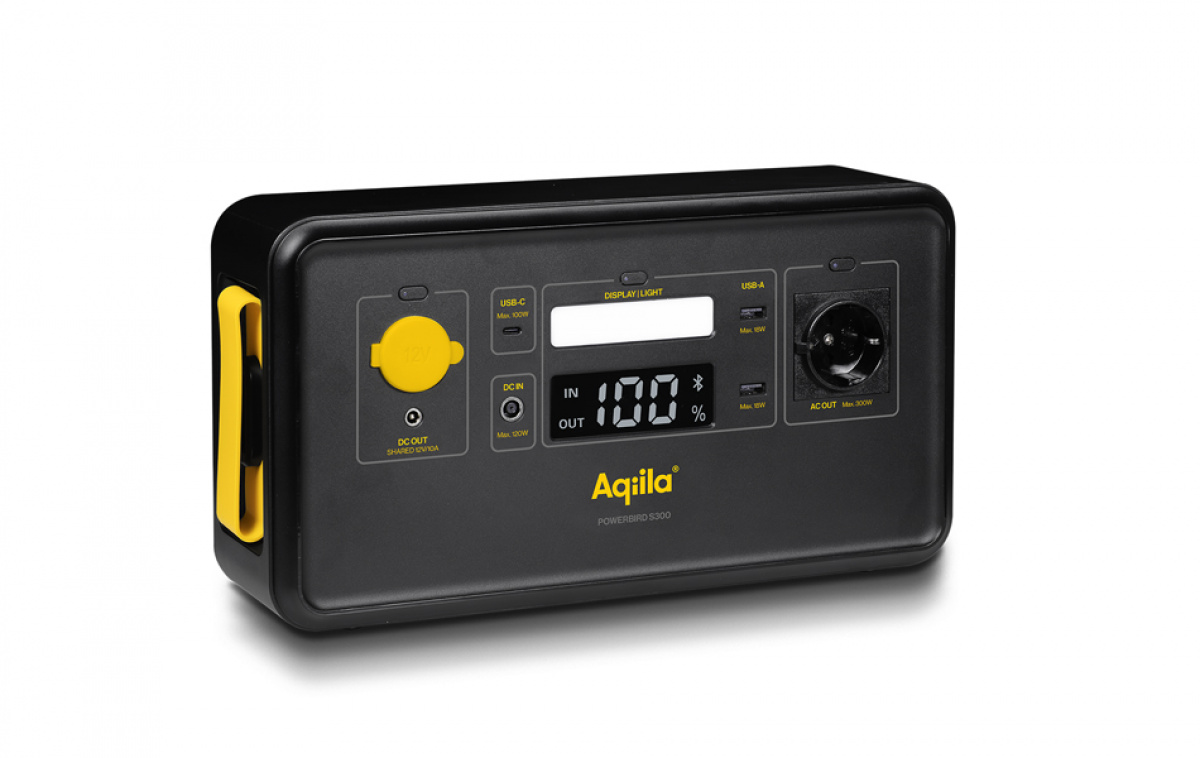 Aqiila Powerbird S-300 ryhmässä Matkailuvaunu & Matkailuauto / Elektroniikka / Akut & Muuntimet / Akut @ Campmarket (80795)