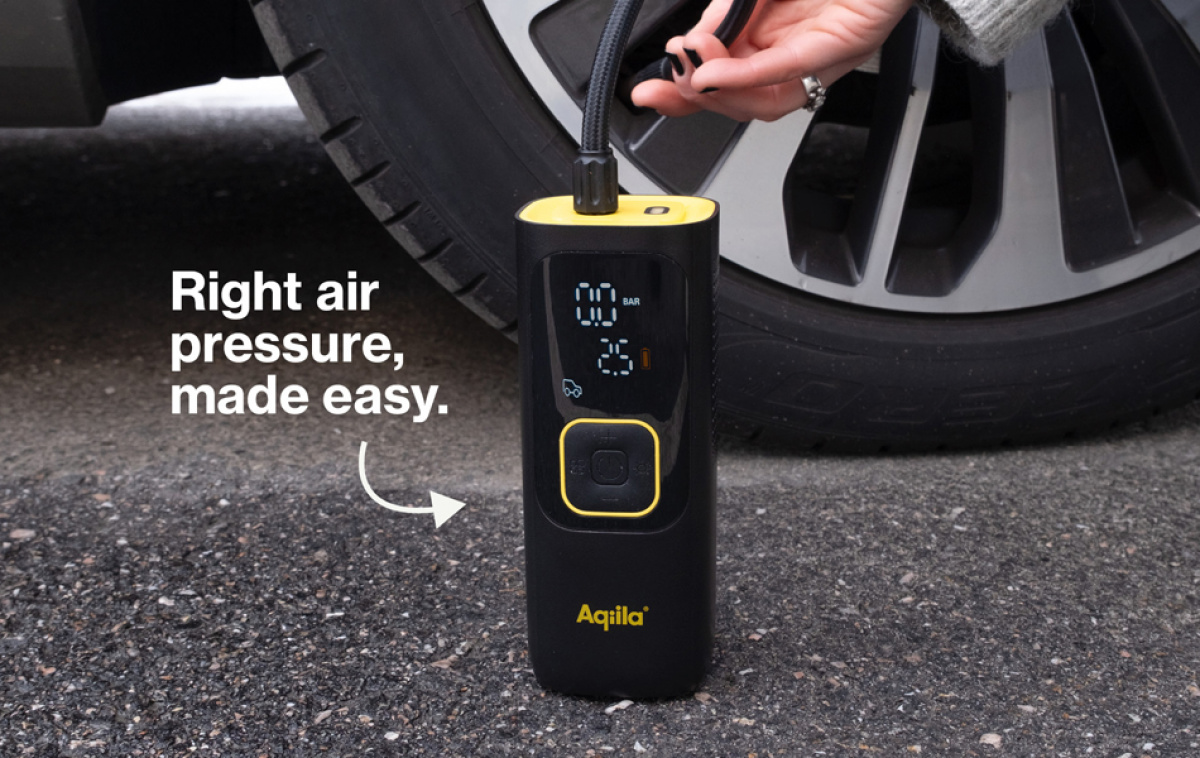 Aqiila Airbird 7 Kannettava Kompressori ryhmässä Muut Tuotteet / Autotarvikkeet @ Campmarket (80798)