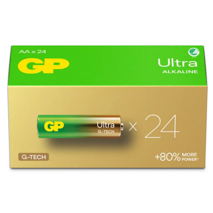 Patteri GP Ultra Alkaline AA 24-kpl ryhmässä Matkailuvaunu & Matkailuauto / Elektroniikka / Akut & Muuntimet / Akut @ Campmarket (80800)