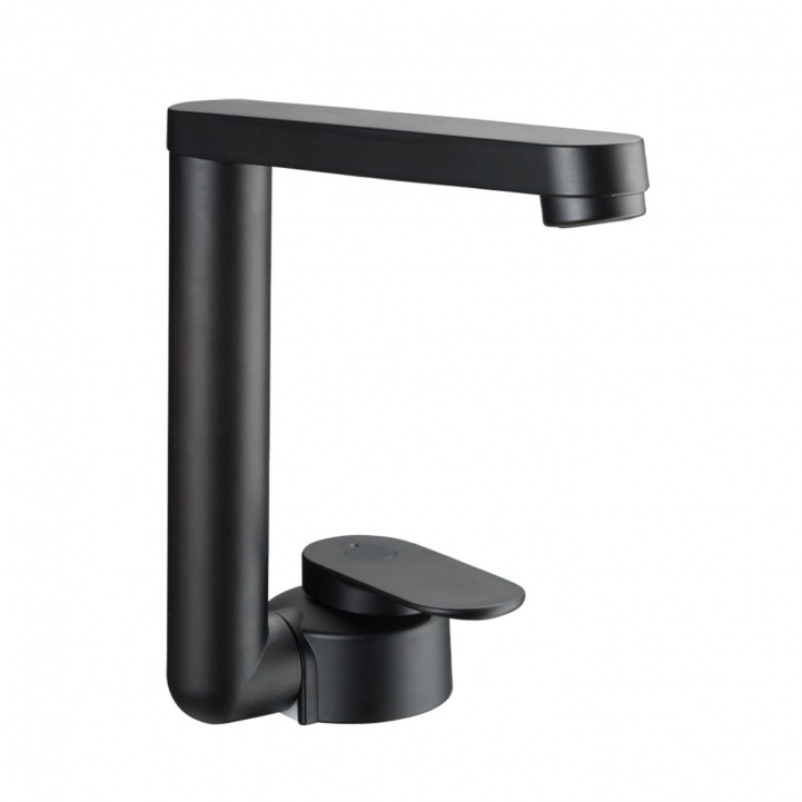 Reich Vesihana Twister S Musta Letkuliittimellä ryhmässä Vesi & Sanitaatio / Vesi / Vesihanat / Kylmä- & Kuumavesihanat @ Campmarket (80852)