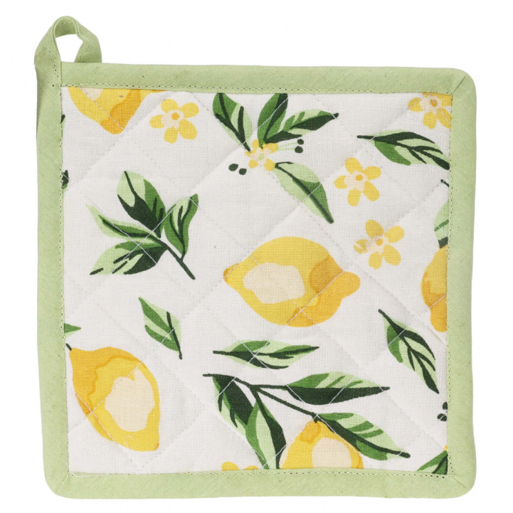 Patakinnas Sitruuna 20x20cm ryhmässä Kotitalous & Keittiö / Keittiötarvikkeet / Keittiötekstiilit & Lasinaluset @ Campmarket (80893)