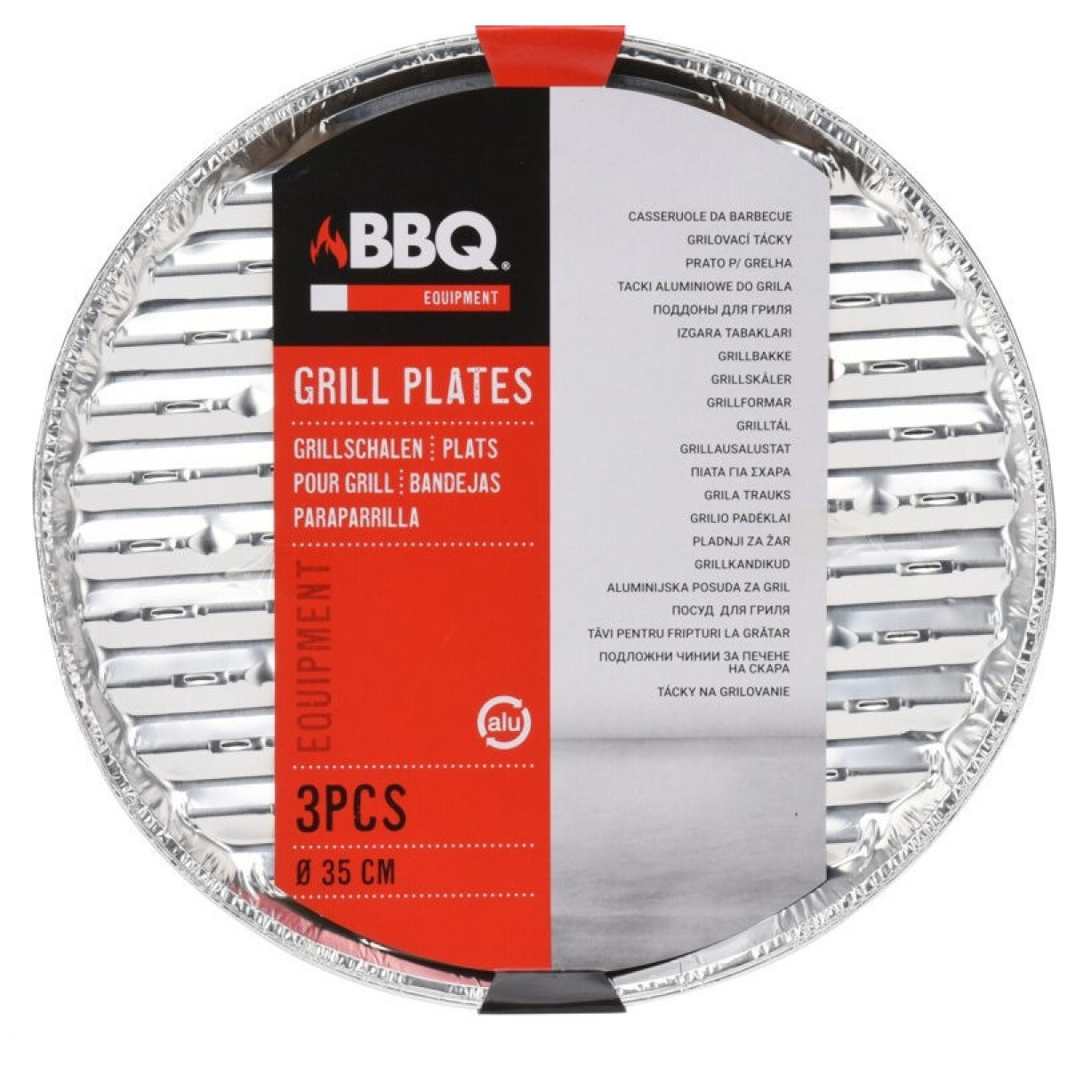 Grillifolio Pyöreä 33cm 3 kpl ryhmässä Kotitalous & Keittiö / Grillit / Grilli Lisävarusteet @ Campmarket (80910)