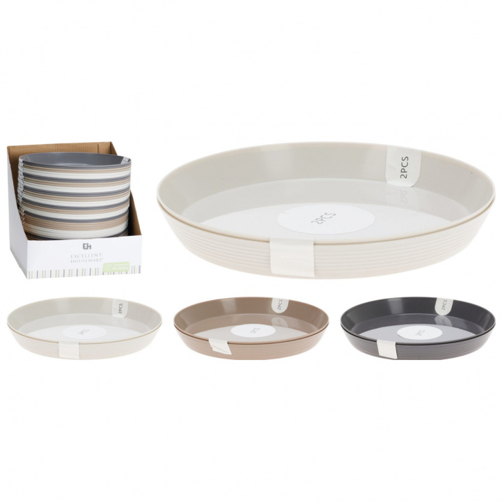 Lautanen 20cm Muovia 2-kpl ryhmässä Löytötuotteet / Tarjoukset @ Campmarket (80951)