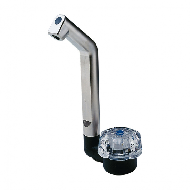 Reich Vesihana Luxus Hopea/Matt Kylmävesi Letkuliitin ryhmässä Vesi & Sanitaatio / Vesi / Vesihanat / Kylmävesihanat @ Campmarket (81043)