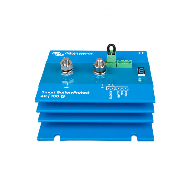 Victron Smart BatteryProtect 48V-100A ryhmässä Matkailuvaunu & Matkailuauto / Elektroniikka / Älykkäät Apuvälineet @ Campmarket (81180)