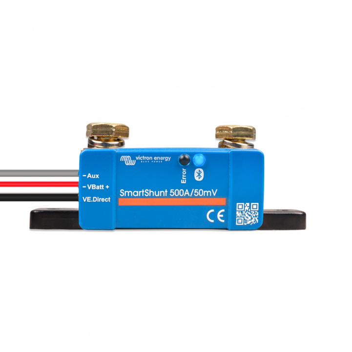 Victron SmartShunt 500A/50mV IP65 ryhmässä Matkailuvaunu & Matkailuauto / Elektroniikka / Akut & Muuntimet / Energiaseuranta @ Campmarket (81246)