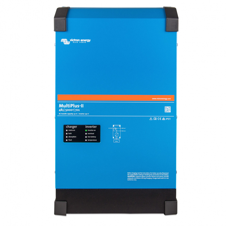 Victron Laturi/Inverteri MultiPlus-II 48/5000/70-50 230V ryhmässä Matkailuvaunu & Matkailuauto / Elektroniikka / Akut & Muuntimet / Akkulaturit @ Campmarket (81327)