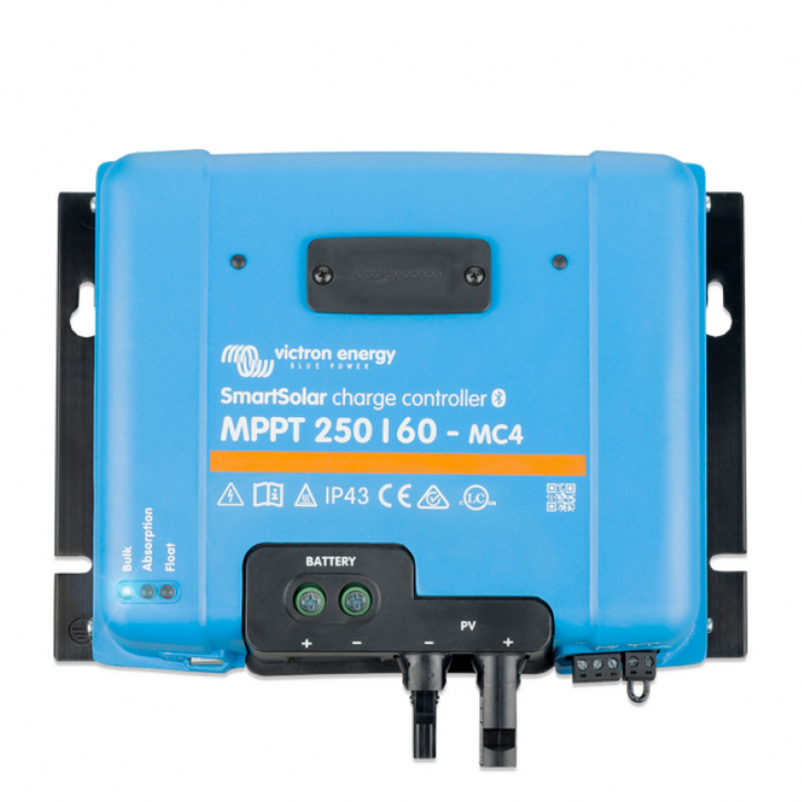 Victron Aurinkosäädin SmartSolar MPPT 250/60-MC4 ryhmässä Matkailuvaunu & Matkailuauto / Elektroniikka / Aurinkopaneelit / Aurinkopaneelisäätimet / MPPT @ Campmarket (81346)