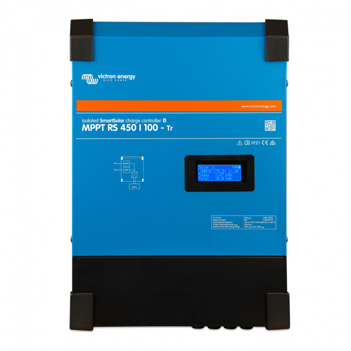 Victron Aurinkosäädin SmartSolar MPPT RS 450/100-MC4 ryhmässä Matkailuvaunu & Matkailuauto / Elektroniikka / Aurinkopaneelit / Aurinkopaneelisäätimet / MPPT @ Campmarket (81353)