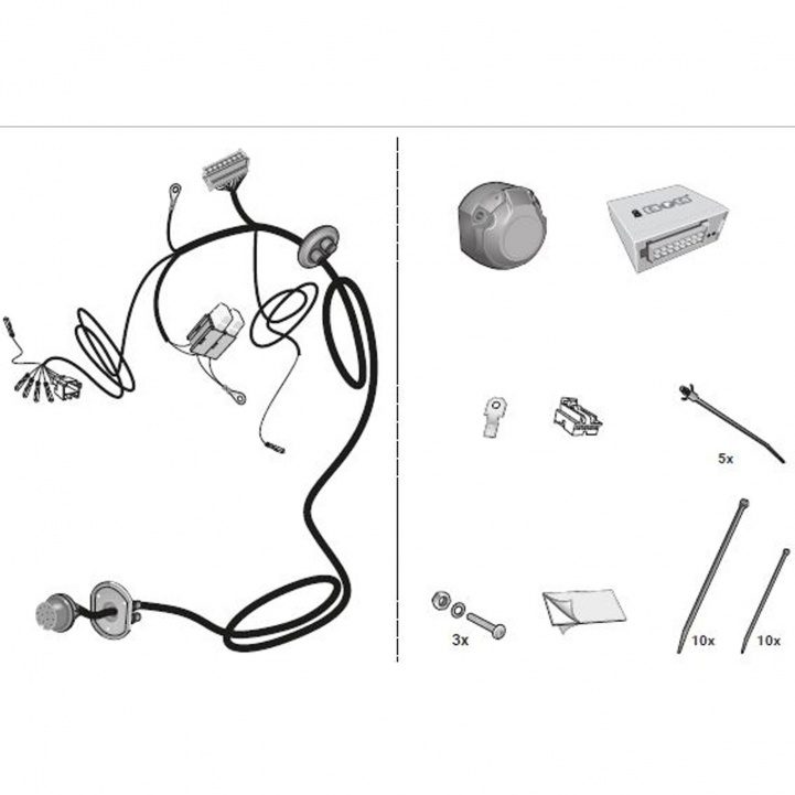 AL-KO Sähkösarja Fiat Ducato Van -sarja 8 21/08> ryhmässä Matkailuvaunu & Matkailuauto / Koriosat / Polkupyörätelineet / Lisätarvikkeet @ Campmarket (81514)