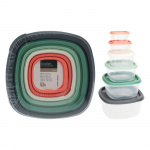 Säilytyslaatikot Kannella, 6 Kappaletta