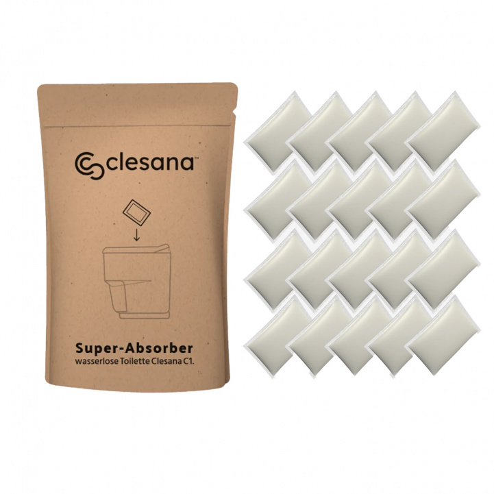 Clesana Absorber ryhmässä Vesi & Sanitaatio / WC-istuimet / Retkeily WC / Lisätarvikkeet @ Campmarket (81758)