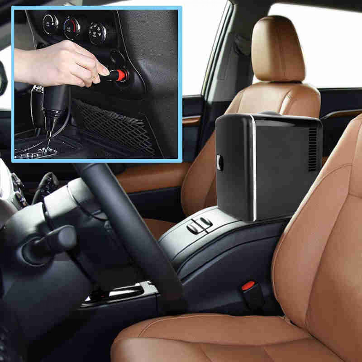 Mini Kylmä-/Lämpökaappi 4L 12–230V ryhmässä Matkailuvaunu & Matkailuauto / Lämmitys & Ilmastointi / Jääkaapit & Kylmälaukut / Muut jääkaapit/pakastimet @ Campmarket (81987)