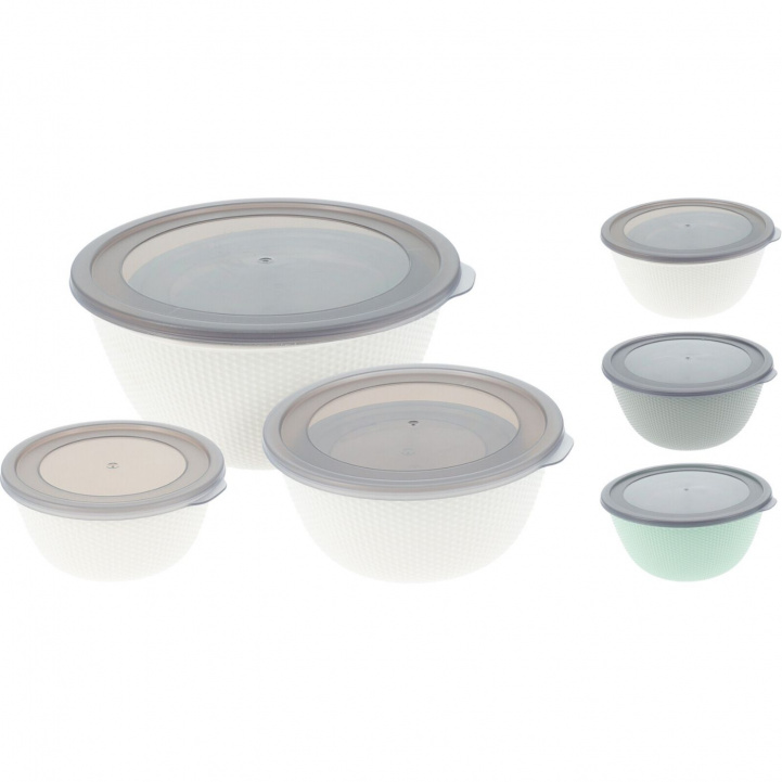 Säilytyslaatikot 3 kpl ryhmässä Kotitalous & Keittiö / Keittiötarvikkeet / Ruokasäilytys @ Campmarket (82271)