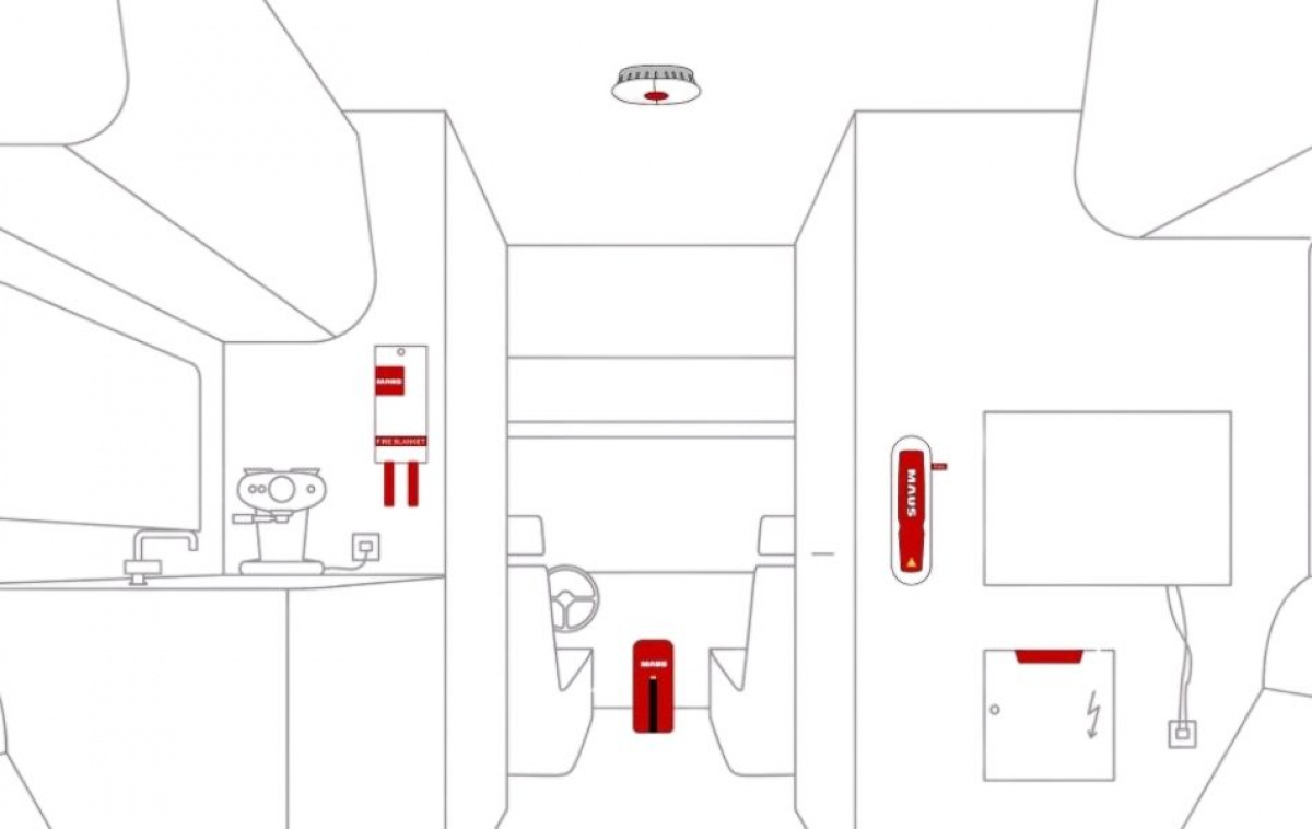 Maus Palovaroitin Rauch ryhmässä Muut Tuotteet / Turvallisuus / Palosammuttimet & Palovaroittimet @ Campmarket (82589)