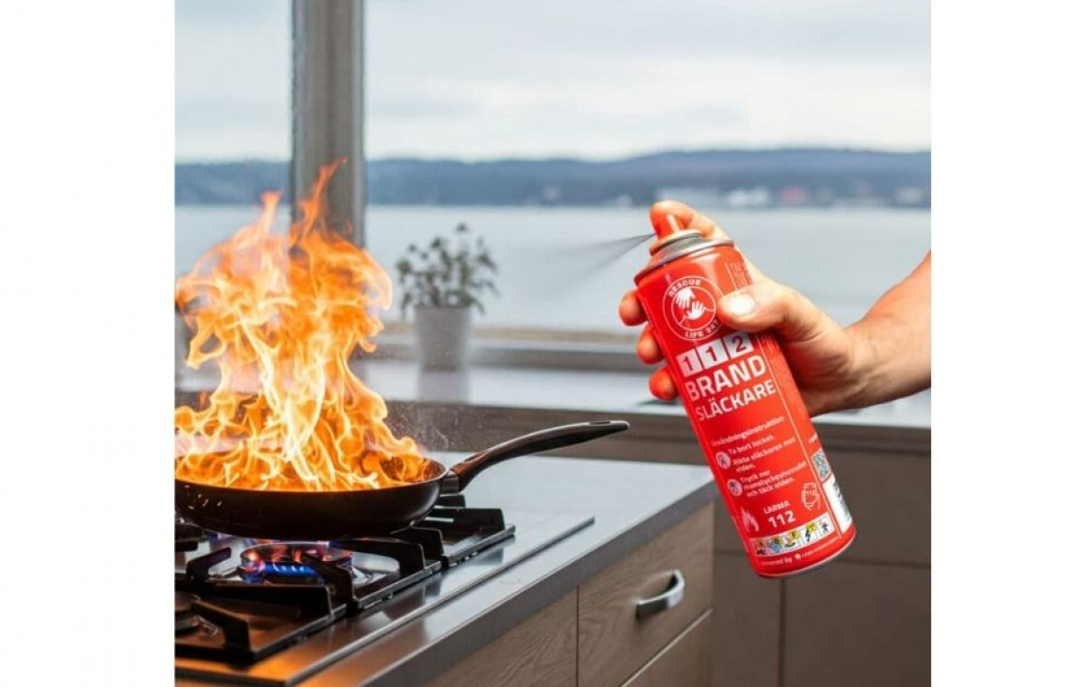 Pieni 112 Palosammutin ryhmässä Muut Tuotteet / Turvallisuus / Palosammuttimet & Palovaroittimet @ Campmarket (82786)