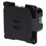 Seinäpistorasia Kaksois USB-C C-line