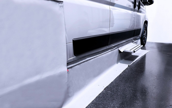 Alapaneeli Matkailuautoon 3-osainen ryhmässä Etuteltat & Markiisit / Tarvikkeet - Varaosat / Säilytystaskut & Helmasuojat @ Campmarket (82829)