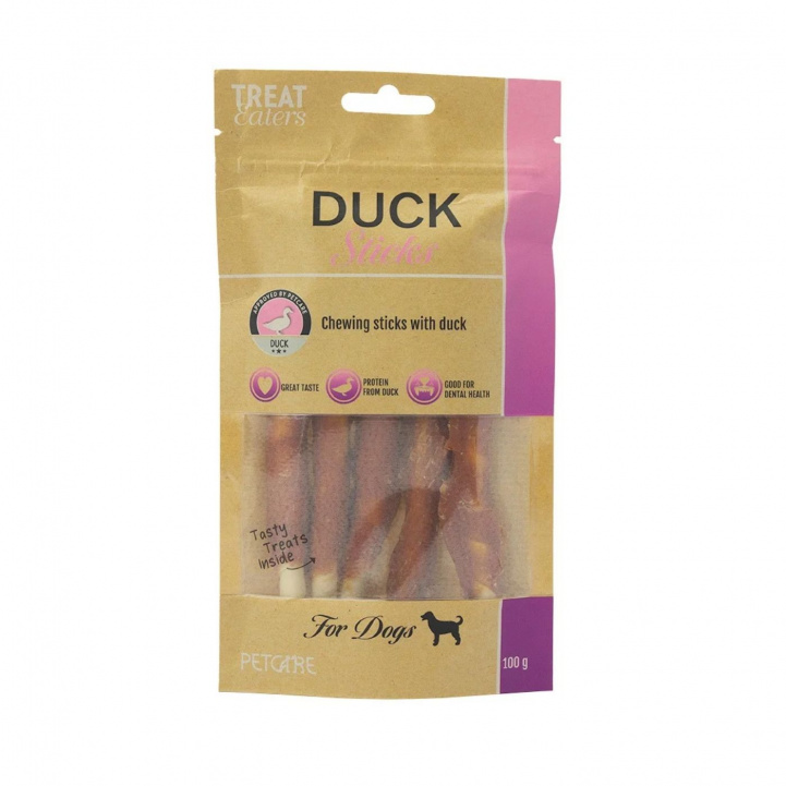 Duck Sticks 100 g ryhmässä Muut Tuotteet / Lemmikkieläimille @ Campmarket (82872)