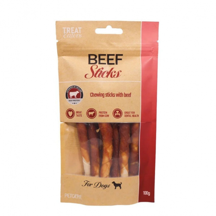 Beef Sticks 100 g ryhmässä Muut Tuotteet / Lemmikkieläimille @ Campmarket (82873)