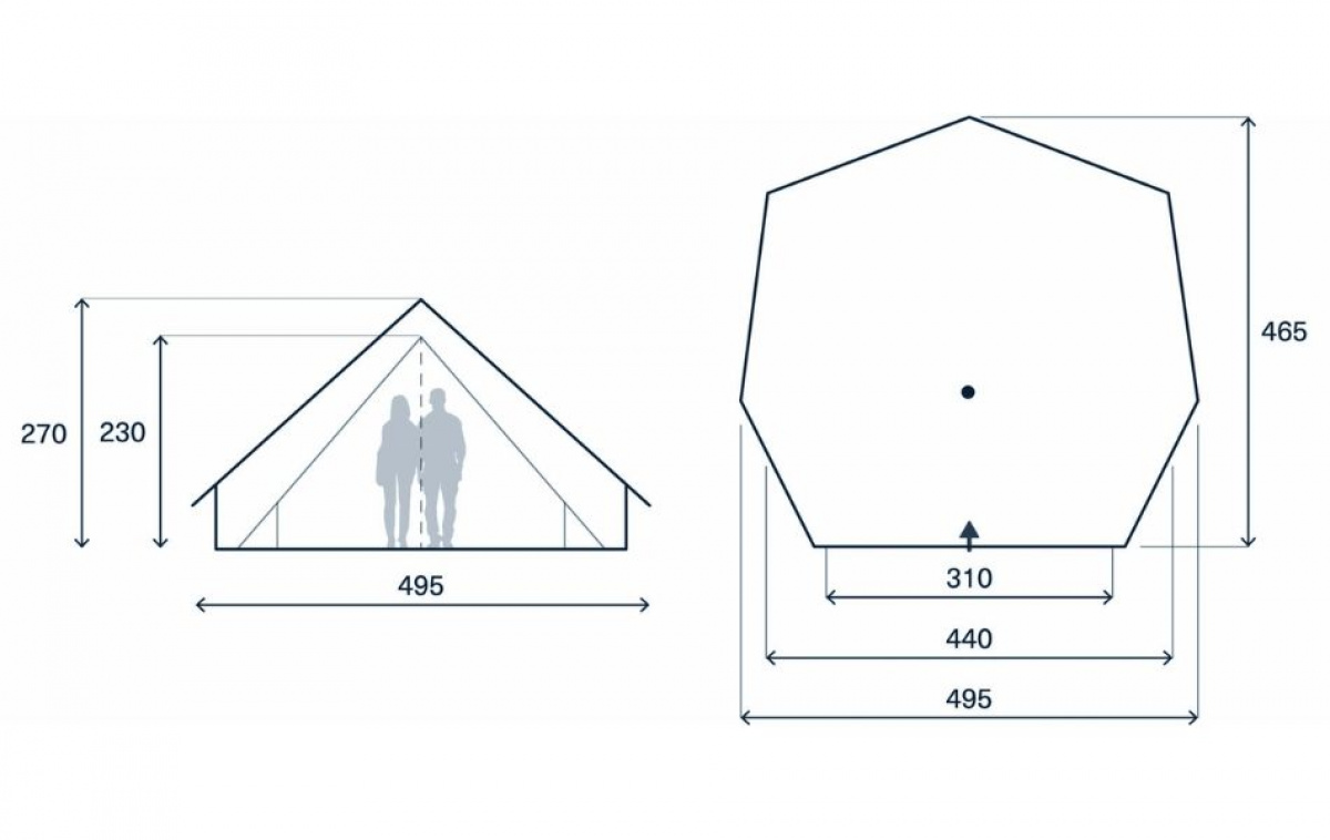 Kampa Pineveil 04 ryhmässä Outdoor / Retkeily Teltat @ Campmarket (82932)