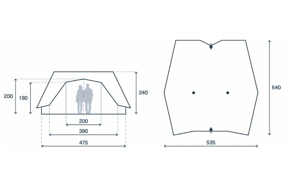 Kampa Wildrest 06 ryhmässä Outdoor / Retkeily Teltat @ Campmarket (82933)