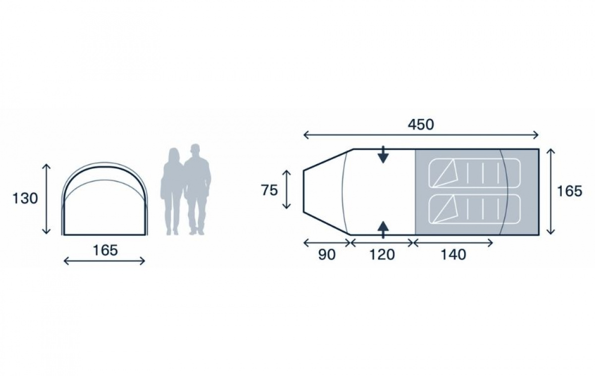 Kampa Wanderlight 02 Mushroom ryhmässä Outdoor / Retkeily Teltat @ Campmarket (82938)