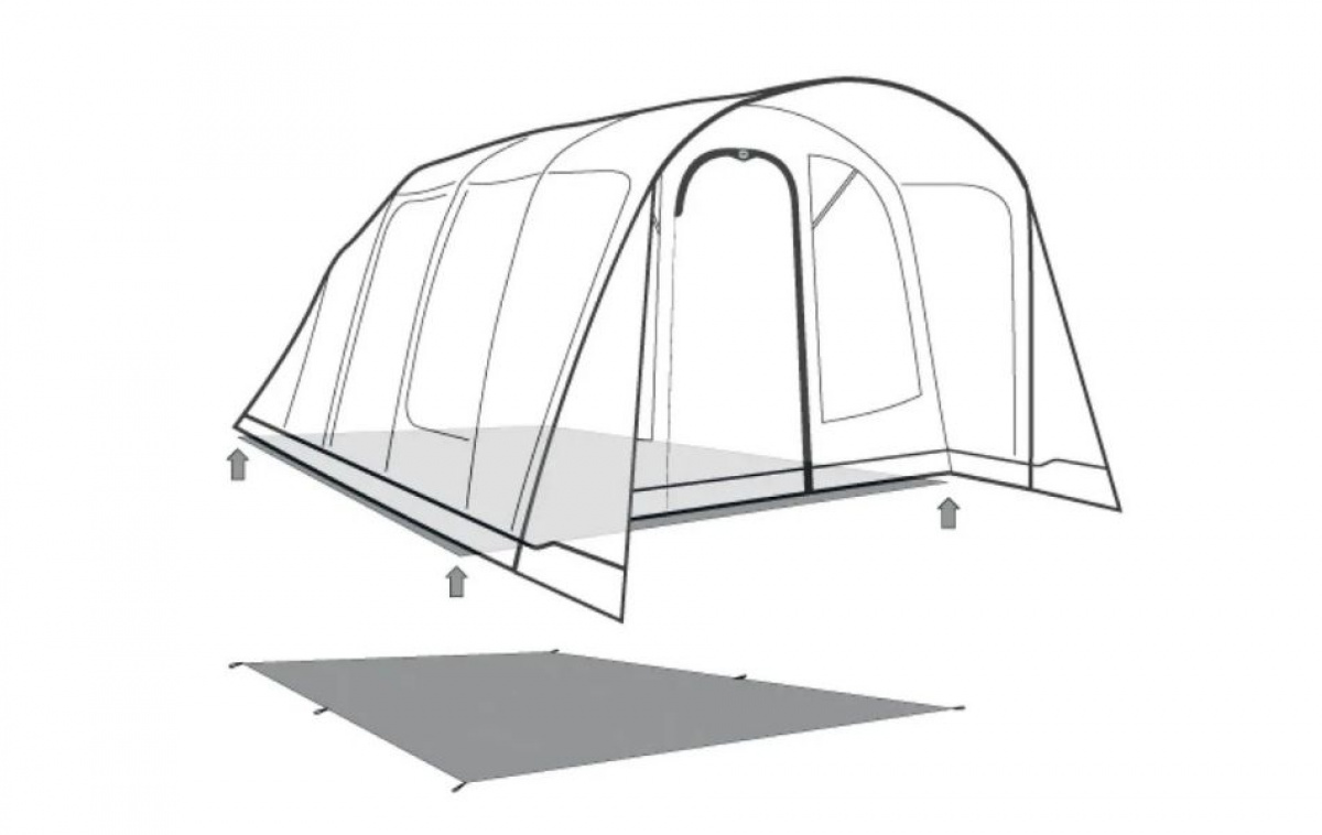 Outwell Alusmatto Denver / Colorado 6 Air ryhmässä Outdoor / Retkeily Teltat / Retkeilyteltan Lisävarusteet @ Campmarket (83095)