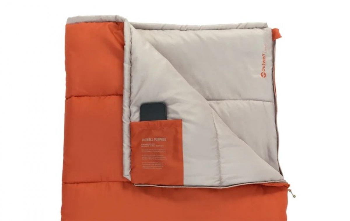 Outwell Makuupussi Champ Kids Burnt Red ryhmässä Outdoor / Makuuvälineet @ Campmarket (83122)