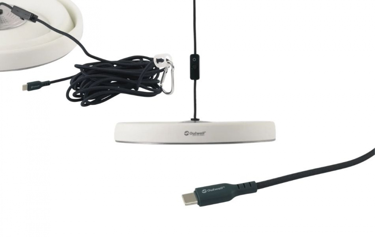 Outwell Riippuvalaisin Taitettava Pollux Lux Kermanvalkoinen ryhmässä Matkailuvaunu & Matkailuauto / Elektroniikka / Sisävalaistus / Kattovalot @ Campmarket (83186)