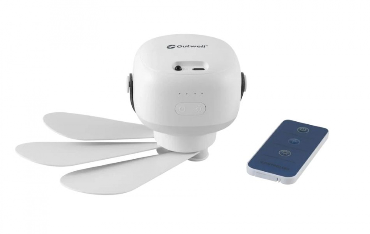 Outwell Tuuletin Ladattava Aurelios ryhmässä Matkailuvaunu & Matkailuauto / Lämmitys & Ilmastointi / Tuulettimet & Kamiinat @ Campmarket (83187)