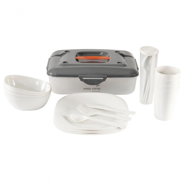 Easy Camp Piknikastiasto 4 henkilölle ryhmässä Outdoor / Leirintäkeittiöt & Ruoanlaitto Välineet @ Campmarket (83220)
