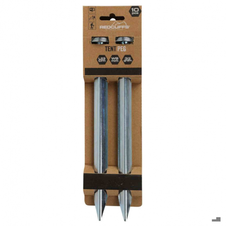 Maakiilat 23cm 10-pack ryhmässä Etuteltat & Markiisit / Tarvikkeet - Varaosat / Etuteltta Tarvikkeet @ Campmarket (83292)