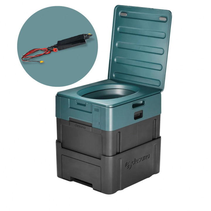 Clesana X1 ProCharge Kannettava Vesivapaa WC ryhmässä Vesi & Sanitaatio / WC-istuimet / Retkeily WC / Vesivapaat Käymälät @ Campmarket (83515)