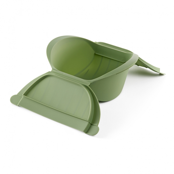 Suuri Mikroaaltouuniin Tarkoitettu Höyrykeitin 4 Henkilölle ryhmässä Kotitalous & Keittiö / Keittiötarvikkeet / Keittiötarvikkeet @ Campmarket (83559)