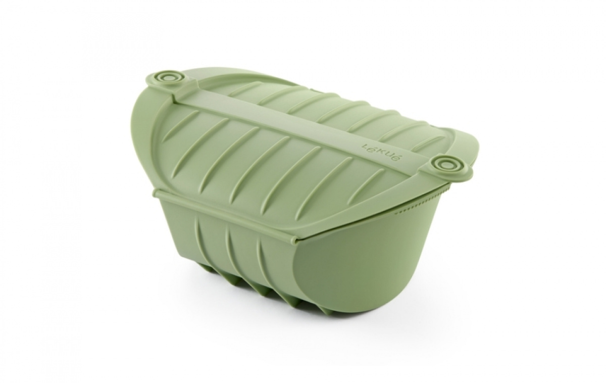 Suuri Mikroaaltouuniin Tarkoitettu Höyrykeitin 4 Henkilölle ryhmässä Kotitalous & Keittiö / Keittiötarvikkeet / Keittiötarvikkeet @ Campmarket (83559)