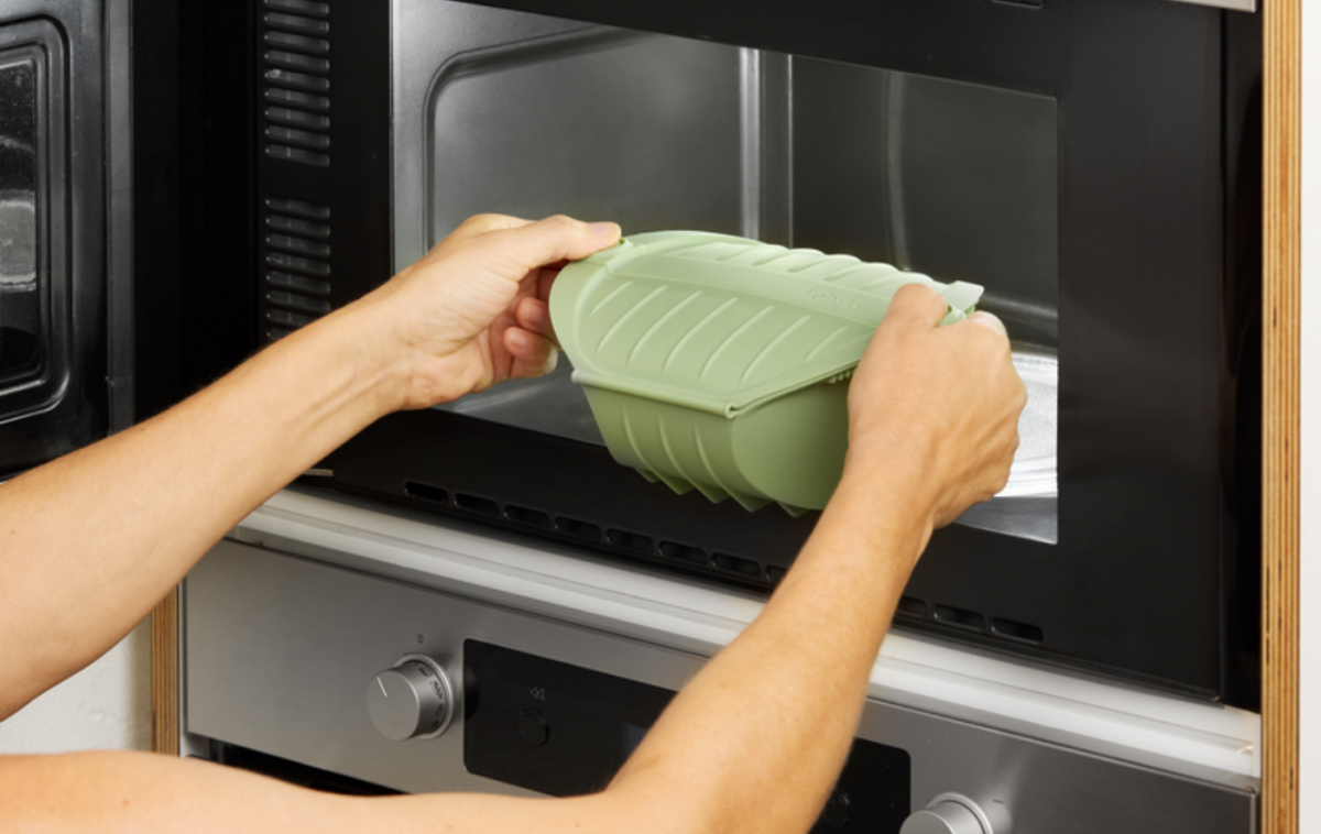 Suuri Mikroaaltouuniin Tarkoitettu Höyrykeitin 2 Henkilölle ryhmässä Kotitalous & Keittiö / Keittiötarvikkeet / Keittiötarvikkeet @ Campmarket (83560)