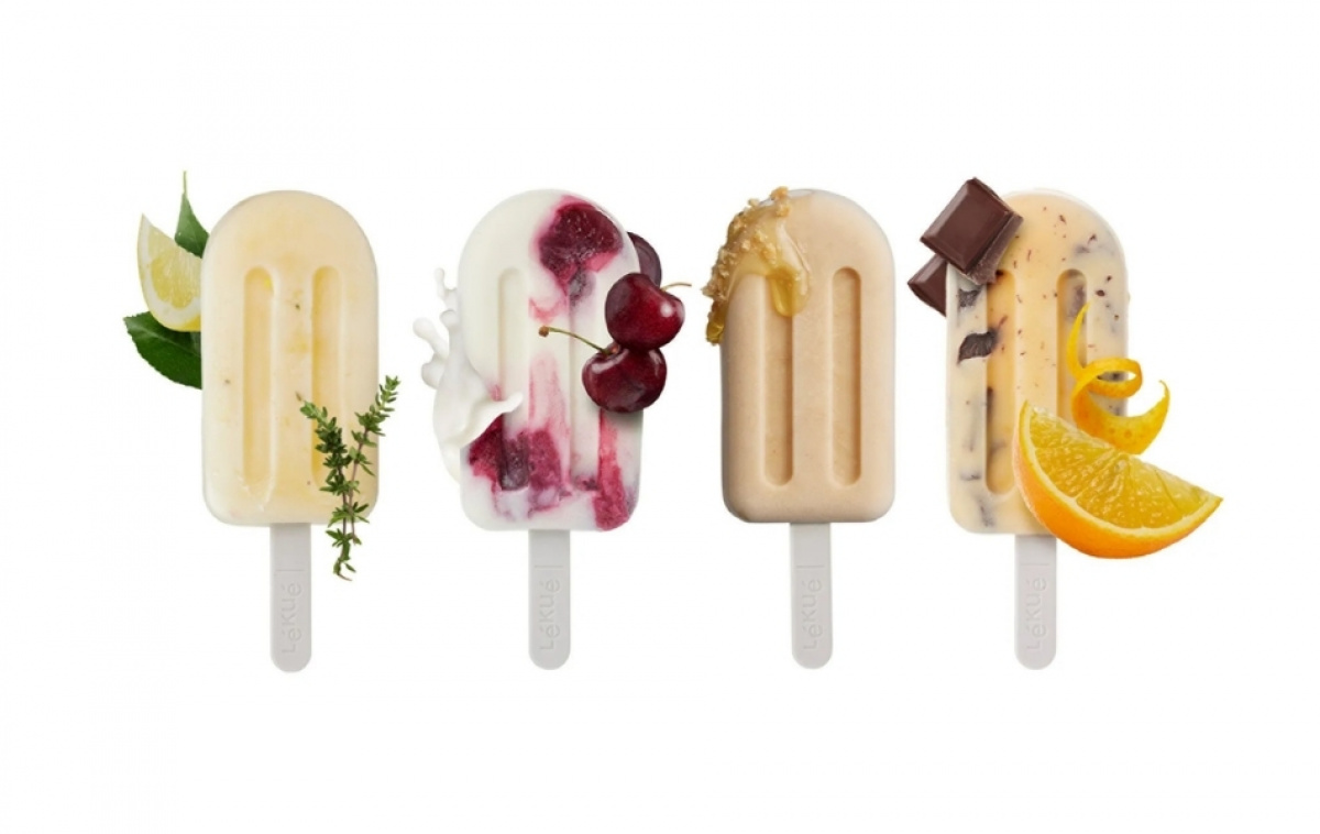Setti,Jossa 6 Jäätelömuottia Eteläeurooppalaisessa designissa ryhmässä Kotitalous & Keittiö / Keittiötarvikkeet / Keittiötarvikkeet @ Campmarket (83568)