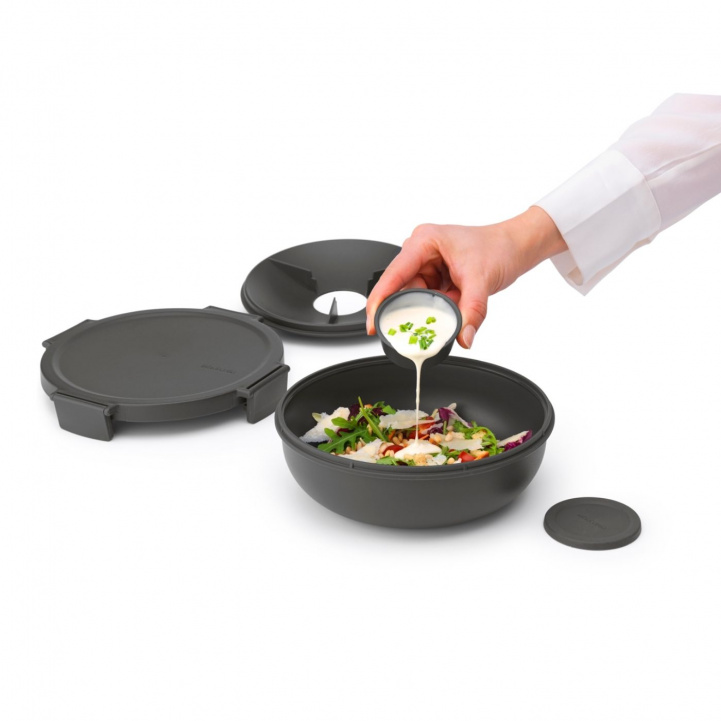 Salaattikulho Muovia 1,3L ryhmässä Kotitalous & Keittiö / Keittiötarvikkeet / Ruokasäilytys @ Campmarket (83587)