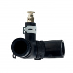 Kumikulma ilmaruuvilla ja kiinnikkeellä